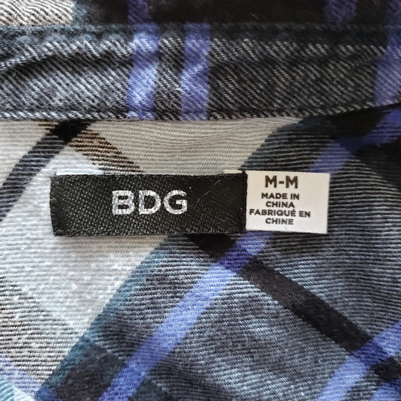 UO BDG Flannel Button Down Shirt - Picture 6 of 6